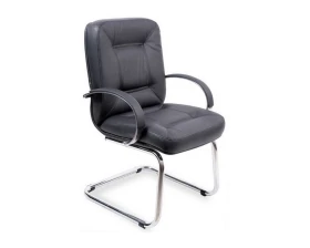 Кресло СЕНАТОР КОРОТКИЙ ХРОМ КОНФЕРЕНЦ images