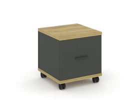 Тумба мобильная 1 распаш. фасад CN.TUM-007 A 420x420x448 Концепт / Concept images