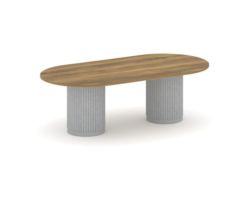 Стол переговорный овальный PR.C.SPRG-007.D 2400х1200х750 Фелто / Felto