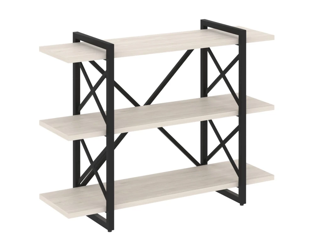 Стеллаж на регулируемых опорах - 3 полки 1200х400х910 Лофт / Loft