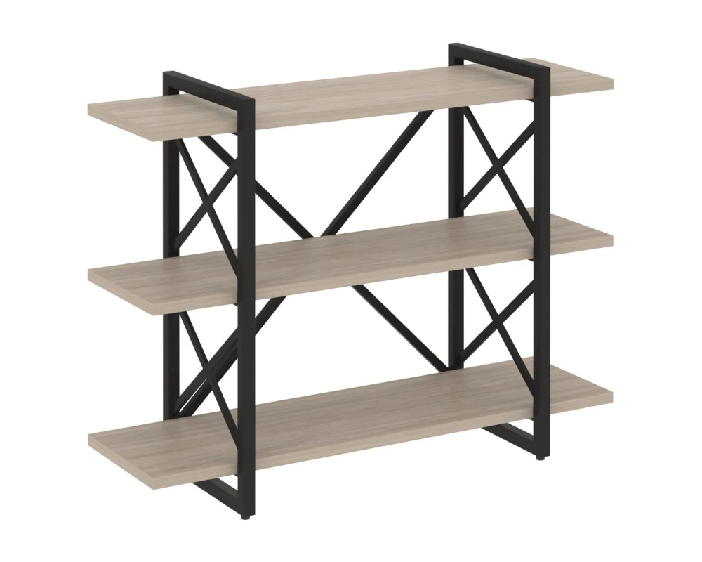 Стеллаж на регулируемых опорах - 3 полки 1200х400х910 Лофт / Loft