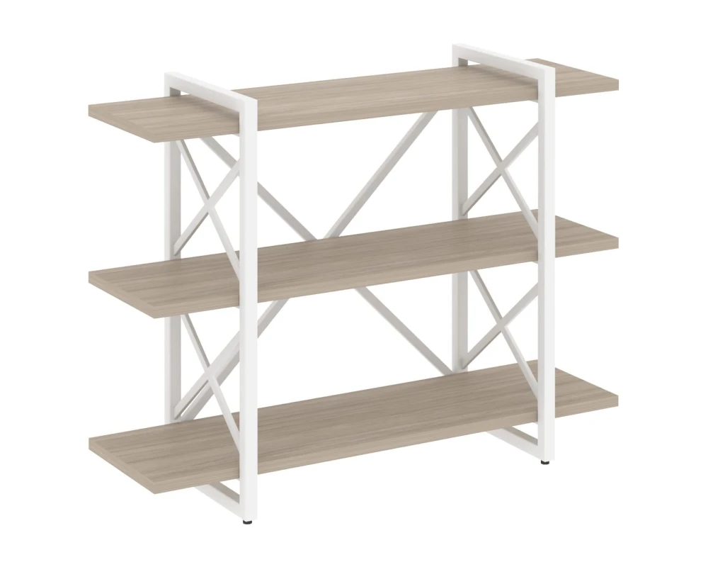 Стеллаж на регулируемых опорах - 3 полки 1200х400х910 Лофт / Loft