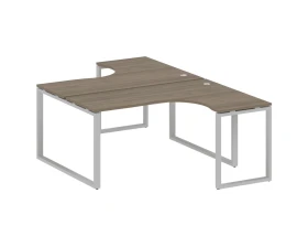Рабочая станция криволинейная на О-образном м/к 160x243,5x75 Метал Систем / Metal System images
