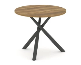 Стол переговорный круглый PR.C.SPRG-002.D 900х900х750 Оак / Oak images