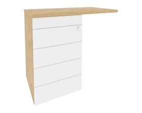 Тумба приставная (TIP-ON) (универсальная л/пр) 842x460x750 Оникс Директ / Onix Direct images