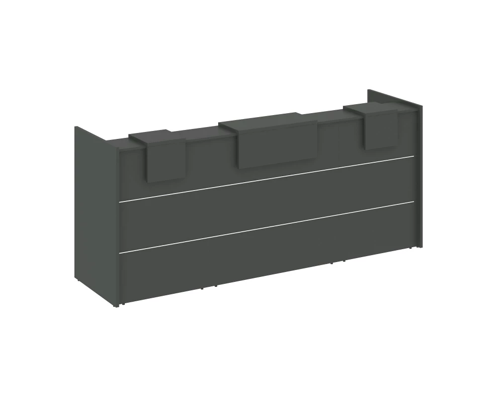 Ресепшн K-16 2790x766x1187 Оникс / Onix