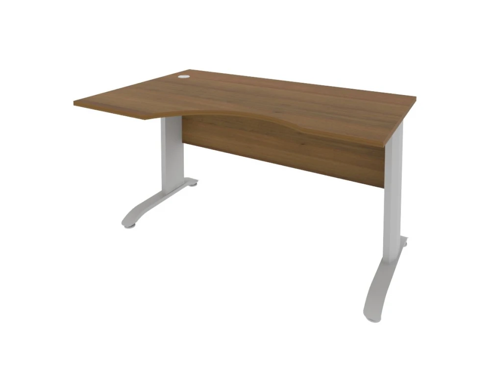 Стол криволинейный левый металлокаркас 1400x900x755 Рива / Riva