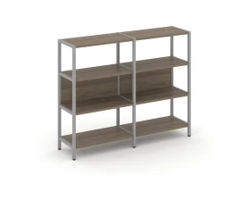 Двухсекционный стеллаж трехярусный Шелф Систем / Shelf System images