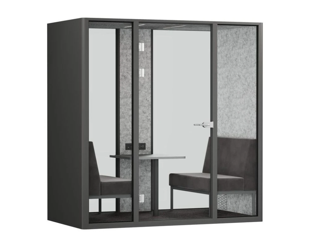 Акустическая кабина СаундКуб / SoundCube RV QUATTRO (задняя стенка стекло)