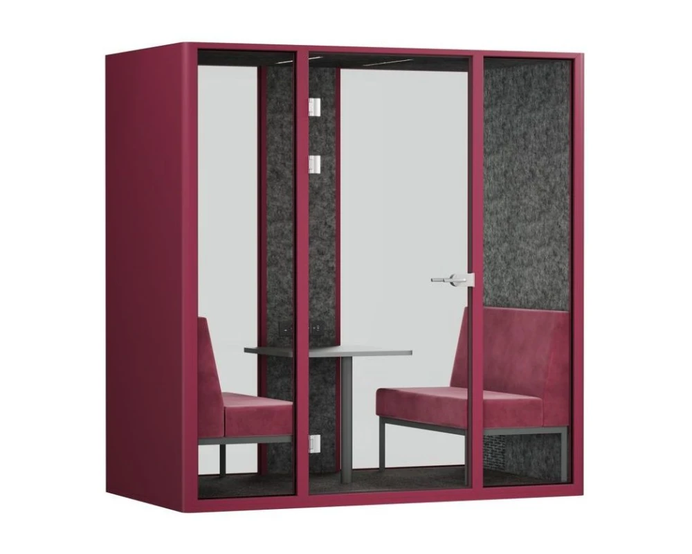 Акустическая кабина СаундКуб / SoundCube RV QUATTRO (задняя стенка стекло)