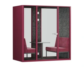 Акустическая кабина СаундКуб / SoundCube RV QUATTRO (задняя стенка стекло) images