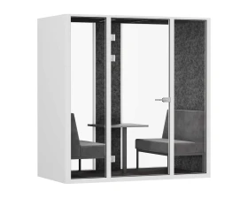 Акустическая кабина СаундКуб / SoundCube RV QUATTRO (задняя стенка стекло) images