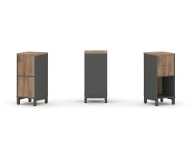 Набор стеллажа 1 сторон., 2 яр. 387x400x881 Стайл Проджект / Style Project images