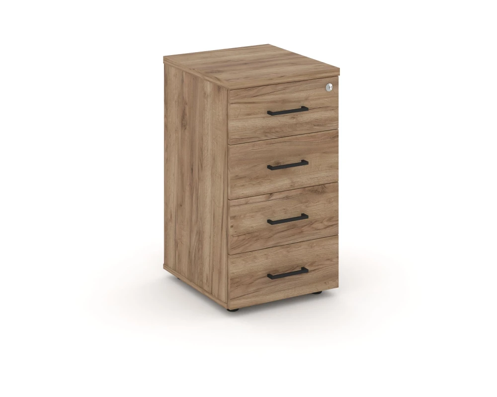 Тумба опорная/приставная с ящиками 416x460x750 Стайл Проджект / Style Project