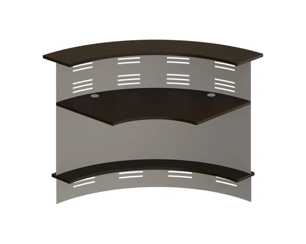 Модуль ресепшен 90 грд изогнутый наружу с экраном Formula