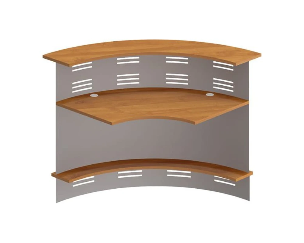 Модуль ресепшен 90 грд изогнутый наружу с экраном Formula