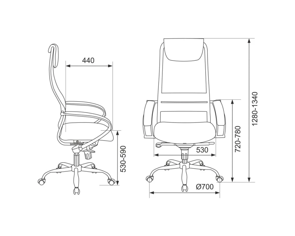 Кресло Бюрократ CH-609SL
