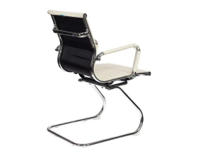 Кресло Бюрократ CH-883-LOW-V Экокожа, Слоновая кость images