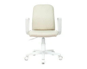 Кресло Бюрократ CH-W327 Экокожа, Слоновая кость images