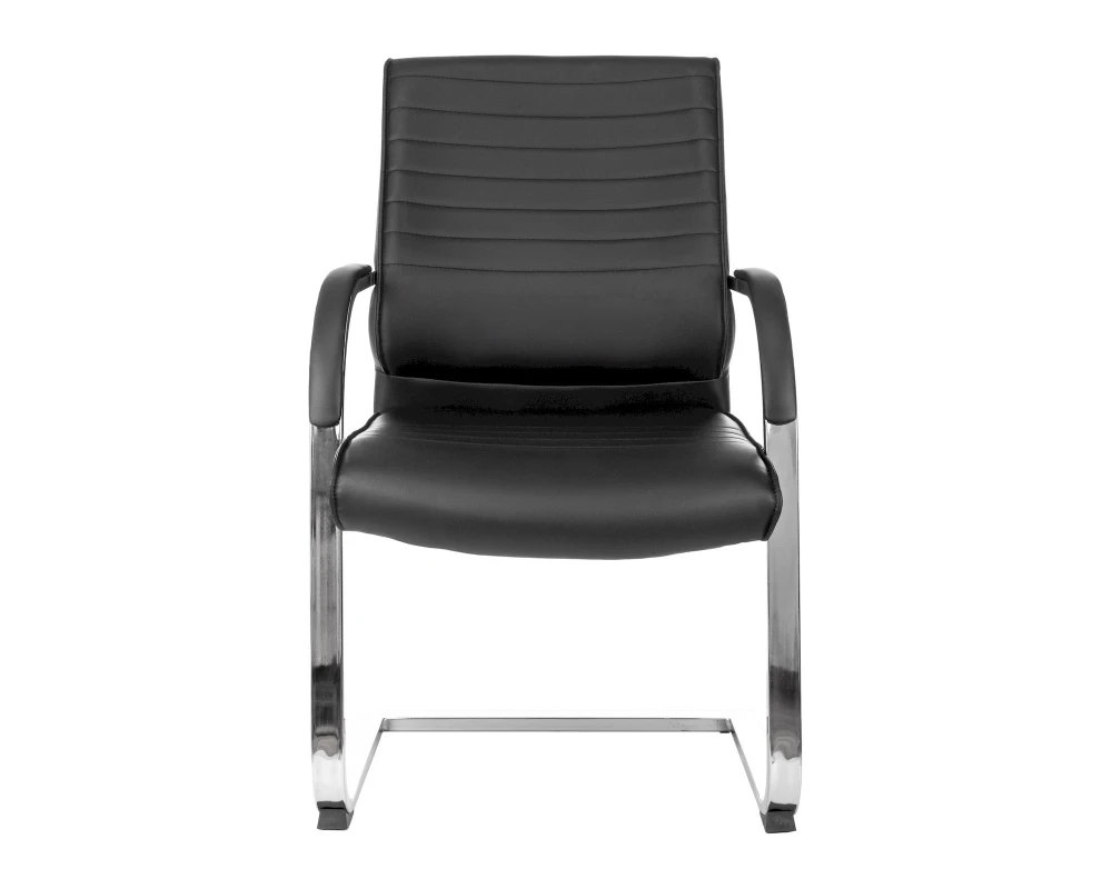 Кресло Бюрократ T-8010-LOW-V Экокожа, Черный