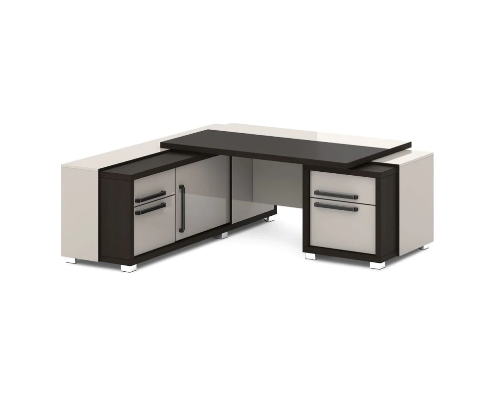 Стол с тумбой и греденцией 2070х2016х750 Грейс / Grace