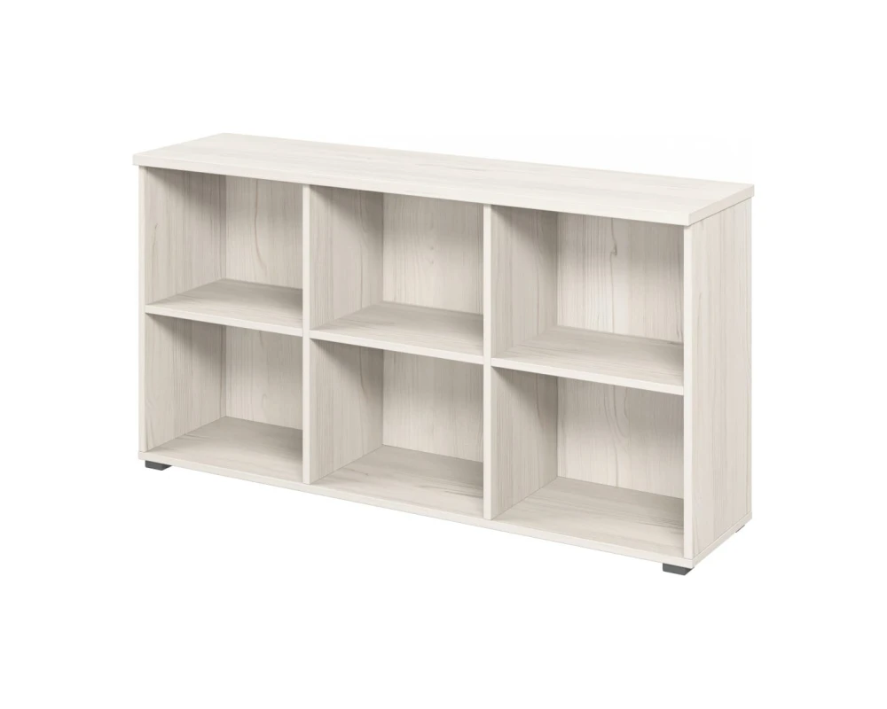 Тумба приставная к 2м столам с экраном, без дверей Лемо / Lemo