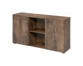 Тумба приставная к 2м столам с экраном, с распашными дверями Лемо / Lemo images