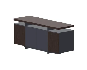 Греденция 180х60х80 GDB Дуб Мокко/Антрацит images