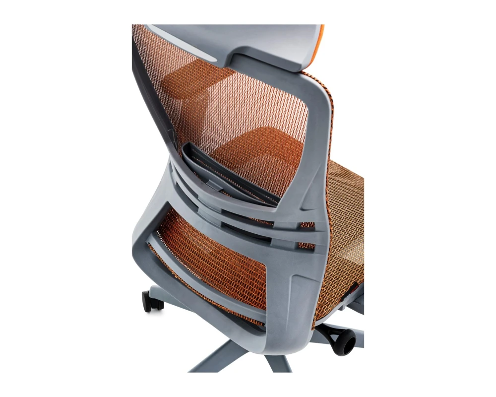 Кресло VIKING-32 M123В-3 Сетка, Оранжевый