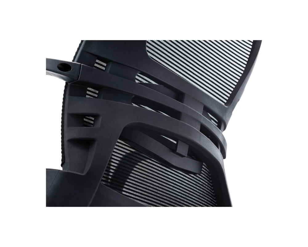 Кресло VIKING-51 M121-1 Сетка/Ткань, Черный