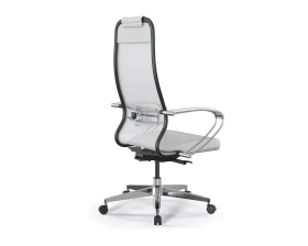 Кресло ErgoLife Комфорт Сетка/Экокожа, Белый images