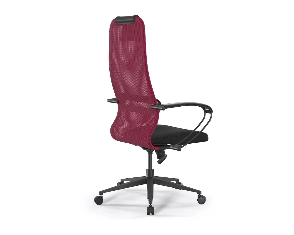 Кресло ErgoLife S 8 B1-8K M09.B11.G19.W01 Сетка/Ткань, Красный/Черный