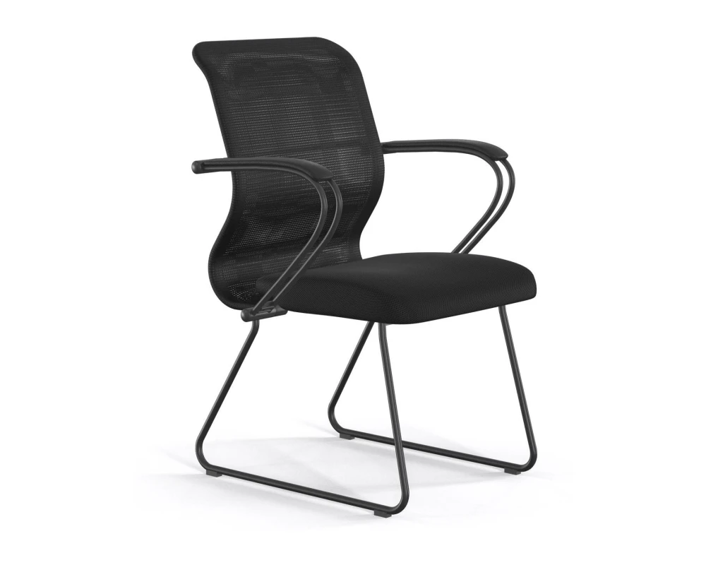 Кресло ErgoLife S 8 M4-8K F57 (подл.2) Сетка/Ткань, Черный