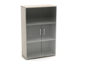 Шкаф низкий со стеклом (700х350х1126) К10ц Канц images