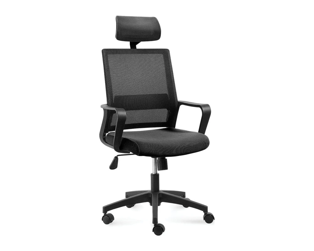 Кресло руководителя Norden Бит Сетка/Ткань, Черный