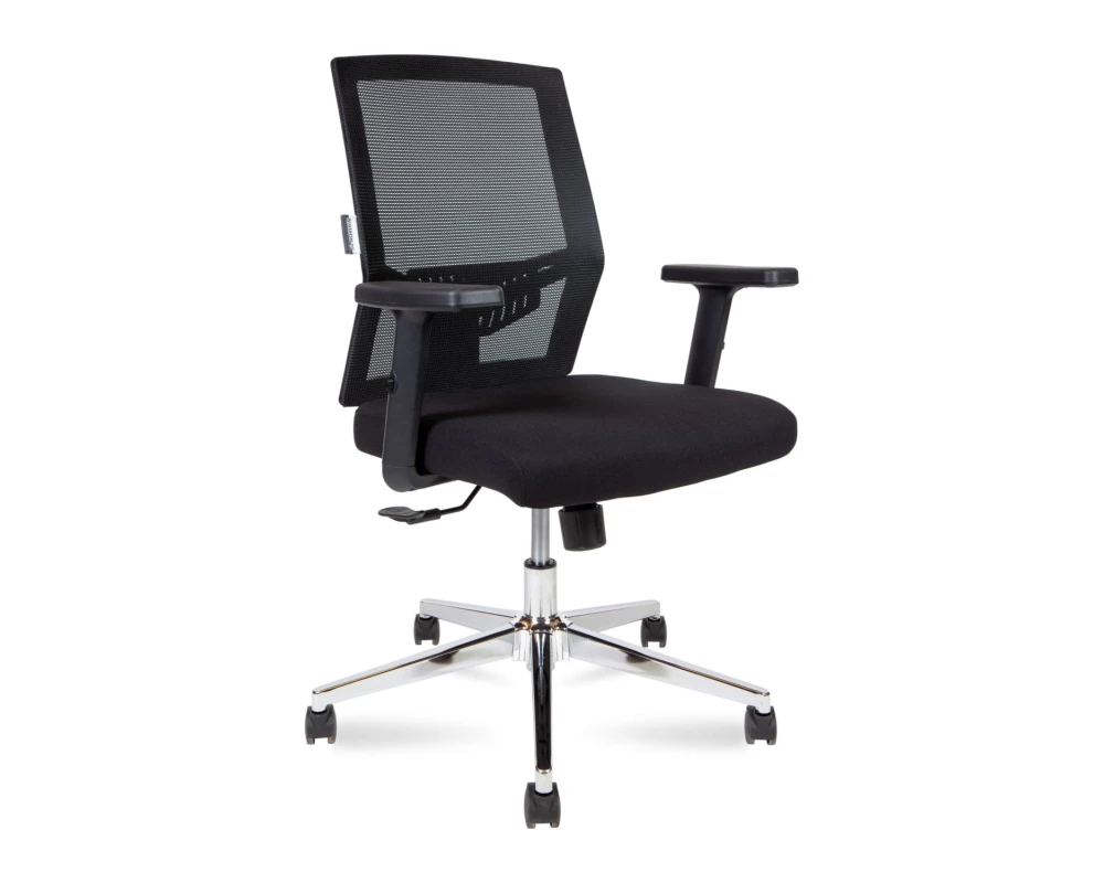 Кресло Norden Торонто LB Сетка/Ткань, Черный