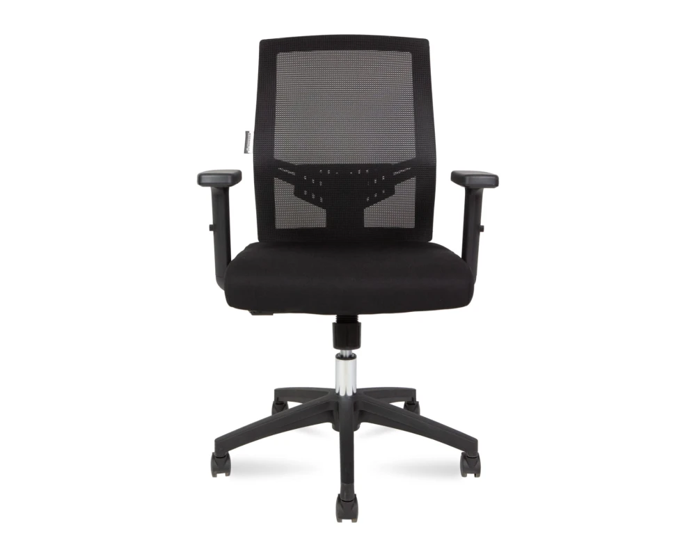 Кресло Norden Торонто LB пластик Сетка/Ткань, Черный