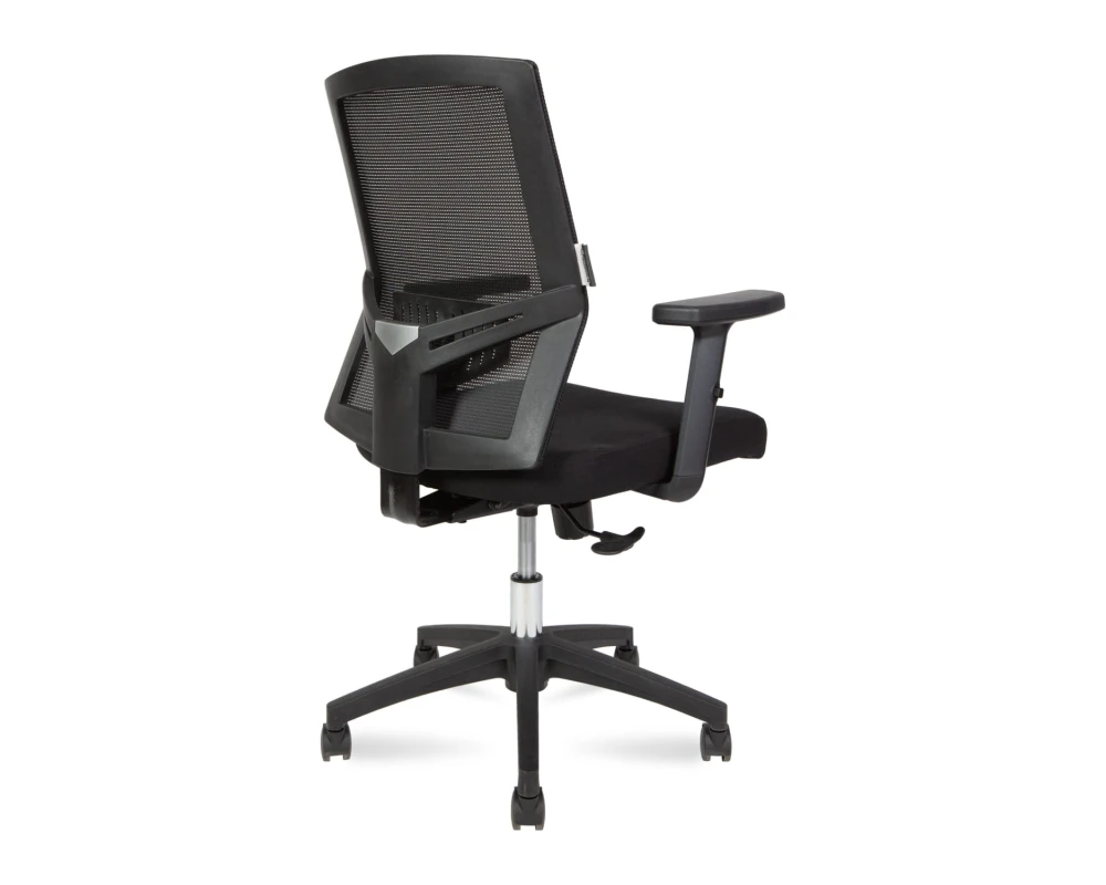 Кресло Norden Торонто LB пластик Сетка/Ткань, Черный