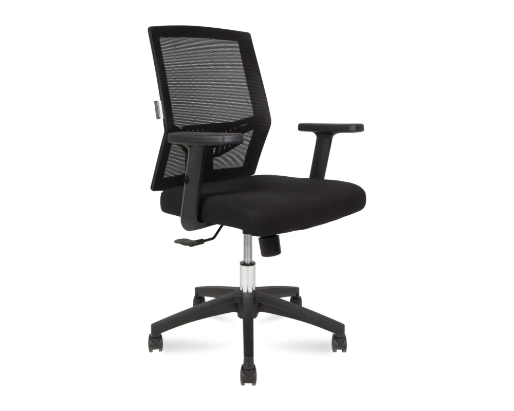 Кресло Norden Торонто LB пластик Сетка/Ткань, Черный