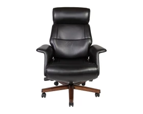 Кресло Norden Вагнер Натуральная кожа, Черный images