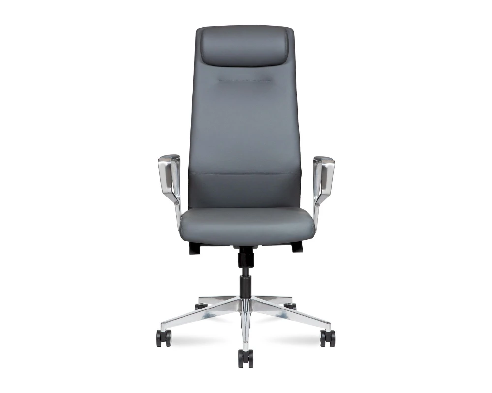 Кресло Norden Вэст / West Натуральная кожа, Серый