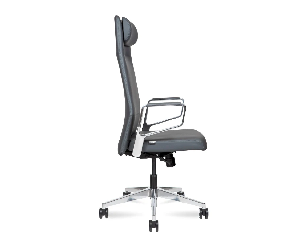 Кресло Norden Вэст / West Натуральная кожа, Серый