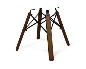 Стул SHT-ST36/S70 Велюр, Ночное затмение/Темный орех/Черный images
