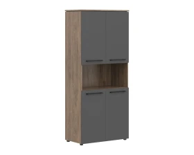 Шкаф с 2-мя комплектами глухих малых дверей 854х423х1956 TP images