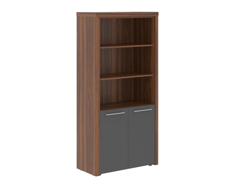 Шкаф с 1 комплектом глухих малых дверей и топом (850х430х1930) Зенн / Zenn